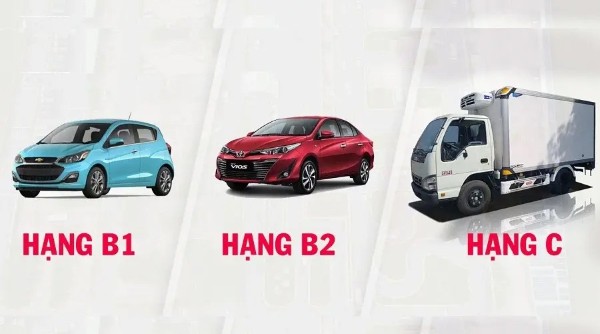 Các loại bằng lái xe ô tô con - ô tô tải nhỏ
